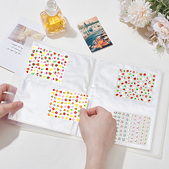 80 slot per libri portaoggetti in PVC per nail art&nbsp;AJEW-SP0006-35B