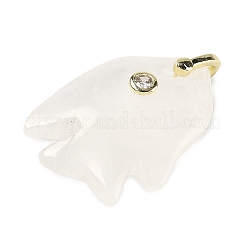 Pendenti intagliati in cristallo di quarzo naturale&nbsp;G-G460-01G-11