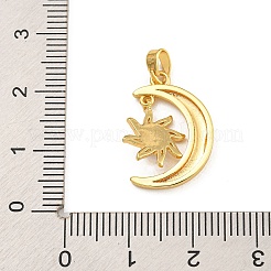Pendentifs de placage en laiton&nbsp;KK-U035-16G