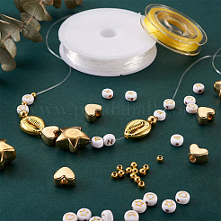 DIY Sommer Themen Stretch Armband Herstellung Kits&nbsp;DIY-TA0003-28