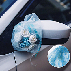 Organza-Spitzenstoff mit Farbverlauf&nbsp;DIY-WH0308-575
