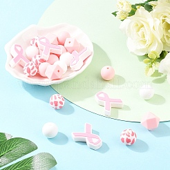25 Stück 5 Arten Silikonperlen&nbsp;FIND-YW0011-13