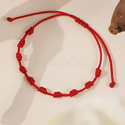 Verstellbare Armbänder aus gewebtem Polyester-Knotenband&nbsp;DX7383