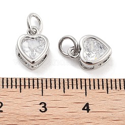 Pendentifs avec zircon cubiques à micro-pavés en laiton&nbsp;KK-P271-02P-B