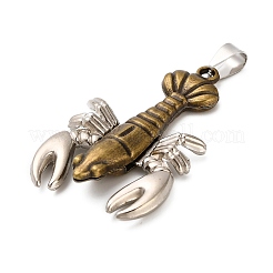 Tibetischer stil Aluminium Anhänger & Charms&nbsp;LS-FIND-C081-01A-02