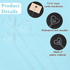 50 soporte de plástico transparente para tarjetas de identificación con clip.&nbsp;AJEW-YW0002-19A