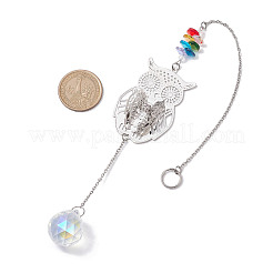 Ornements suspendus creux en laiton&nbsp;HJEW-JM01929-04