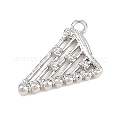 Messing micro pave klare zirkonia anhänger&nbsp;CU-CBA0565-02P