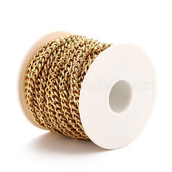 Cadenas de eslabones cubanos de acero inoxidable 304 con revestimiento al vacío de PVD&nbsp;CHS-K016-03C-G