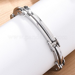 Bracelets à maillons en acier inoxydable 304 pour femmes et hommes&nbsp;BJEW-R018-05P
