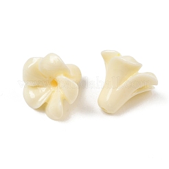 Perles sculptées en corail synthétique teint&nbsp;GG-CBA1CDD-02A