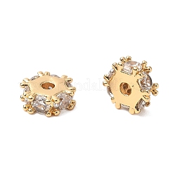 Perles de zircone cubique micro pave en Laiton&nbsp;KK-A259-03G