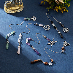 5 Stück 5 Stile natürlicher Edelstein&nbsp;FIND-FH0007-82