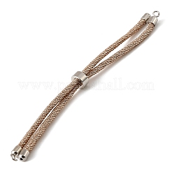 Verstellbares rundes Armband aus geflochtenem Polyesterband&nbsp;FIND-G117-01P-02