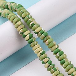 Handgefertigter Strang aus Polyester-Tonperlen&nbsp;X-CLAY-P001-04B