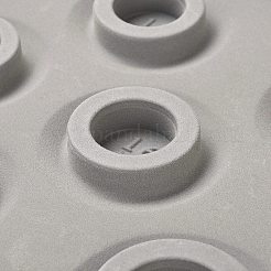 Beflockte Designbretter aus Kunststoffperlen&nbsp;BDIS-F006-02