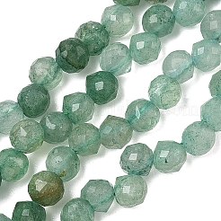 Perles vertes naturelles quartz fraise brins&nbsp;GG-NH0019-A01-6mm