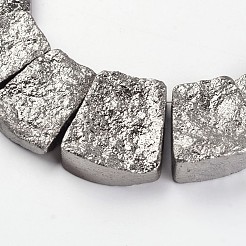 Pierres d'os de dragon naturelles galvanisées&nbsp;G-I177-01D
