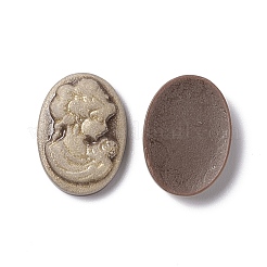 Cammei cabochon in resina opaca&nbsp;RESI-C016-01A
