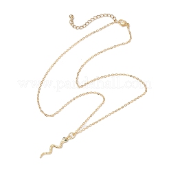 Colliers pendentifs en laiton avec micro pavé de zircones cubiques&nbsp;NJEW-JN05184
