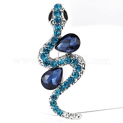 Broche de rhinestone de aleación para ropa de mochila&nbsp;PW-WG50F25-01