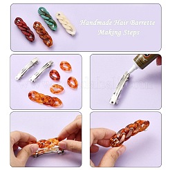 Accessoires de barrette de cheveux en fer&nbsp;IFIN-A171-06F