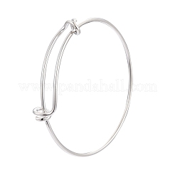 10pcs 5 farbig verstellbarer erweiterbarer Armreif aus Messing&nbsp;BJEW-LS0001-02