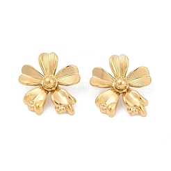 Boucles d'oreilles à tige en acier inoxydable 304&nbsp;EJEW-D306-02G