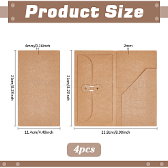 Notizbuch aus Kraftpapier&nbsp;LS-OFST-WH0004-081