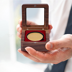 Cajas magnéticas para embalaje de insignias de madera&nbsp;CON-WH20006-017B