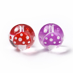 Vetro con perle di smalto&nbsp;LAMP-P058-01I