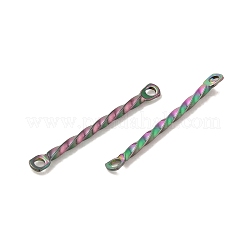 Placcatura ionica (ip) 304 connettori in acciaio inossidabile charms&nbsp;STAS-Q323-02B-MC