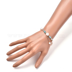 Bracelets extensibles avec breloque&nbsp;BJEW-JB05315-01
