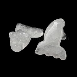 Heilende Goldfischfiguren aus natürlichem Quarzkristall&nbsp;DJEW-D012-08L
