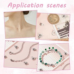 24 Stück Schnappverschlüsse aus 201 Edelstahl.&nbsp;FIND-FG0003-67