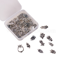 Pendentifs en alliage de style tibétain&nbsp;TIBE-CJ0001-10