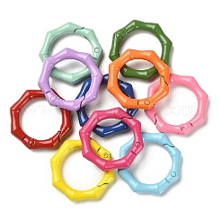 10 Stück spritzlackierte Federtorringe aus Legierung&nbsp;FIND-YW0001-61