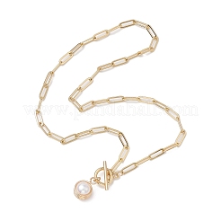 Colliers ronds à pendentif enveloppés de fil de cuivre&nbsp;NJEW-JN04948