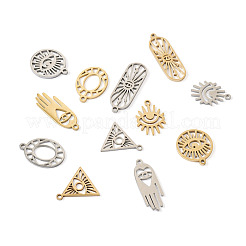 24 pendentif en acier inoxydable 304 de 12 styles&nbsp;FIND-TA0001-89