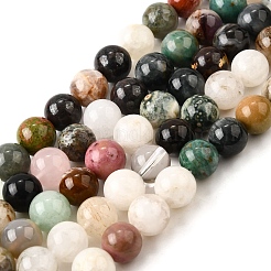 Naturquarzkristall & Rhodochrosit & Rosenquarz & Amethyst & Erdbeerquarz & Turmalinquarz/schwarze Rutilquarzperlenstränge&nbsp;G-B143-A01-10mm