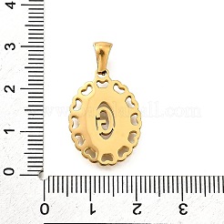 Pendentifs en acier inoxydable 304 doré&nbsp;STAS-K300-02G-G