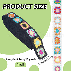 10 Yard Polyesterband im Ethno-Stil&nbsp;OCOR-WH0101-210C