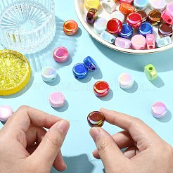 100 Stück UV-beschichtete undurchsichtige Acrylperlen&nbsp;SACR-CJ0001-81