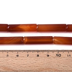 Teints naturels rouges perles d'agate brins&nbsp;G-T144-30A-01