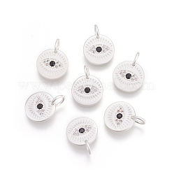 Adornos de latón micropavé de circonia cúbica&nbsp;KK-O118-16MS