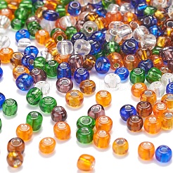 Perline rotonde in vetro a 7 colore&nbsp;SEED-YW0001-24C-02