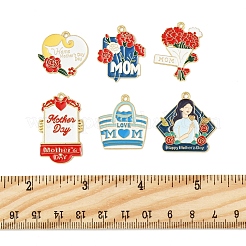 24 pendentif en alliage émaillé pour la fête des mères&nbsp;FIND-FS0003-90