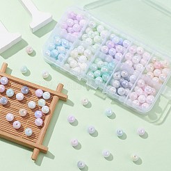 250 Stück 10 Farben schillernde Acrylperlen&nbsp;MACR-CJ0001-66-1