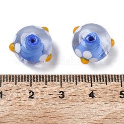 Handgefertigte Bunte Malerei Emaille Perlen&nbsp;LAMP-Z020-04B