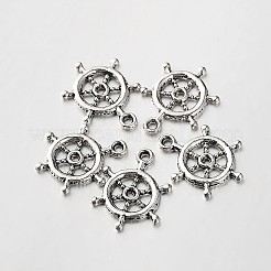 Tibetischen Stil Legierung Ruder Ruder Anhänger&nbsp;TIBEP-O009-08